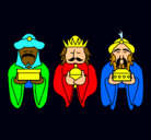 Dibujo Los Reyes Magos 4 pintado por reyes magos