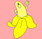 Dibujo Banana pintado por x142