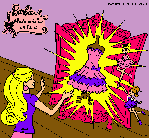 El vestido mágico de Barbie