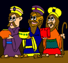 Dibujo Los Reyes Magos pintado por FRIDA123