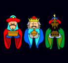 Dibujo Los Reyes Magos 4 pintado por alex_romeral
