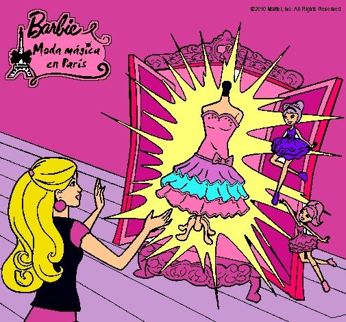 El vestido mágico de Barbie