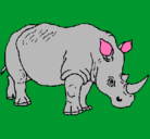 Dibujo Rinoceronte pintado por marcogc