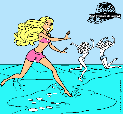 Barbie de regreso a la playa