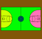 Dibujo Cancha pintado por tomas