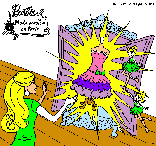 El vestido mágico de Barbie