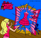 Dibujo El vestido mágico de Barbie pintado por tyurru