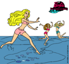 Dibujo Barbie de regreso a la playa pintado por sakurako