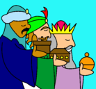 Dibujo Los Reyes Magos 3 pintado por AngiePerez