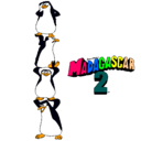 Dibujo Madagascar 2 Pingüinos pintado por bjyggg567878