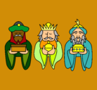 Dibujo Los Reyes Magos 4 pintado por markuchirrin