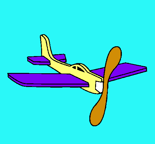 Avión de cartón