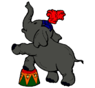 Dibujo Elefante pintado por ELEfante 