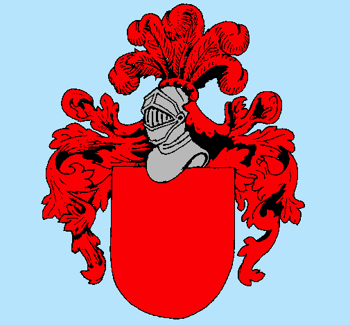 Escudo de armas y casco