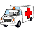 Dibujo Ambulancia pintado por Judtf