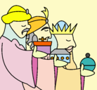 Dibujo Los Reyes Magos 3 pintado por Raimar