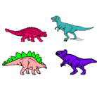 Dibujo Dinosaurios de tierra pintado por danielito2010
