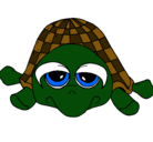 Dibujo Tortuga pintado por tortuga