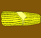 Dibujo Mazorca de maíz pintado por asly 