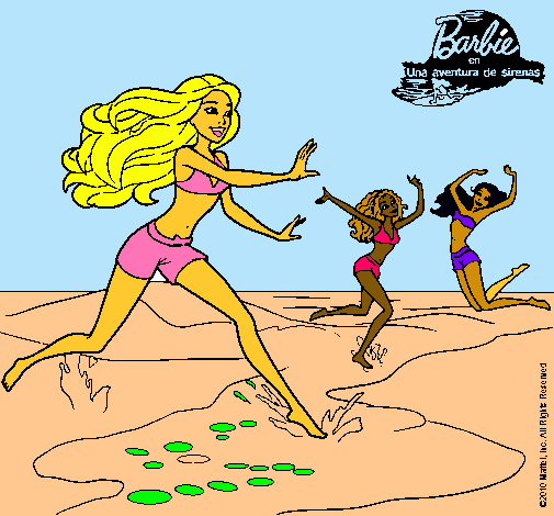 Barbie de regreso a la playa