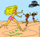 Dibujo Barbie de regreso a la playa pintado por estrella_friend