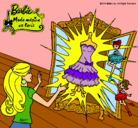 Dibujo El vestido mágico de Barbie pintado por piolina