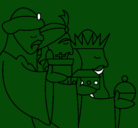 Dibujo Los Reyes Magos 3 pintado por ximenav