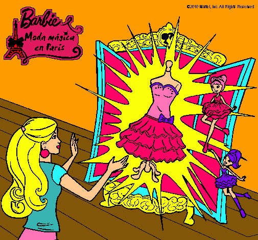 El vestido mágico de Barbie