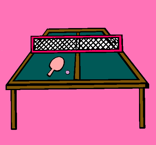 Dibujo Tenis de mesa pintado por elena99