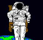 Dibujo Astronauta pintado por OSCARITO