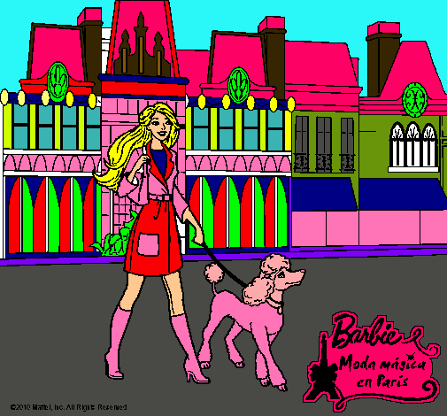 Barbie y su perrita