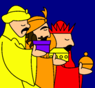 Dibujo Los Reyes Magos 3 pintado por gyhsell