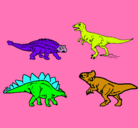 Dibujo Dinosaurios de tierra pintado por MORENA5
