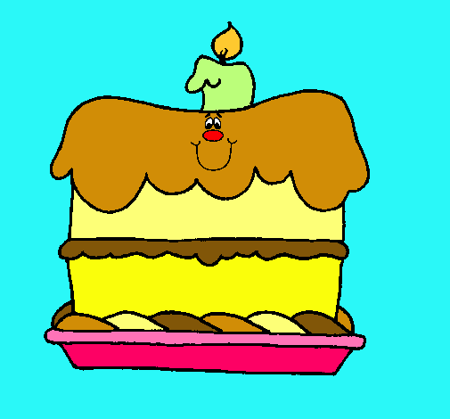 Pastel de cumpleaños