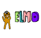 Dibujo Elmo pintado por yimmy