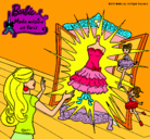 Dibujo El vestido mágico de Barbie pintado por Lorenalaxula