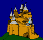 Dibujo Castillo medieval pintado por isaac-molon