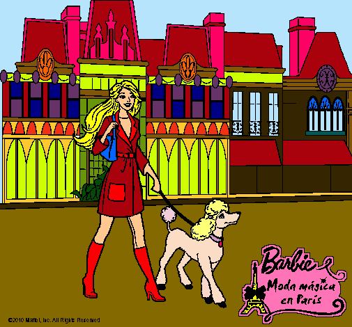 Barbie y su perrita