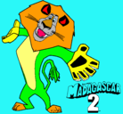 Dibujo Madagascar 2 Alex 2 pintado por YUS-YUS