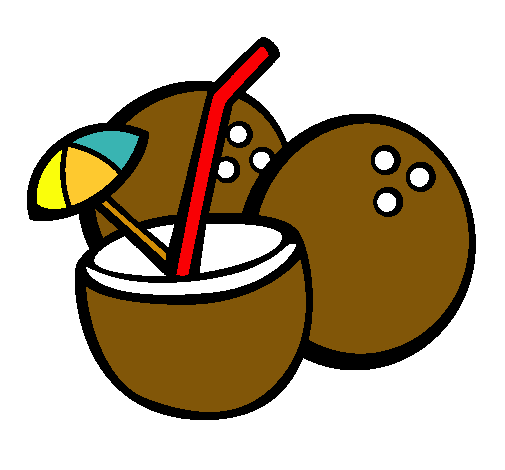 Dibujo Cóctel de coco pintado por CELIA6