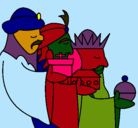 Dibujo Los Reyes Magos 3 pintado por juanma