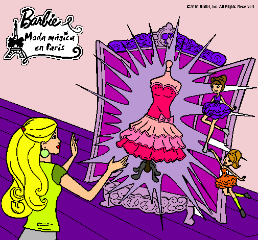 El vestido mágico de Barbie