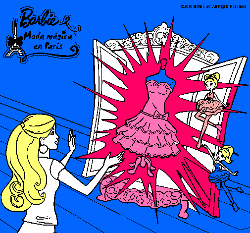 El vestido mágico de Barbie