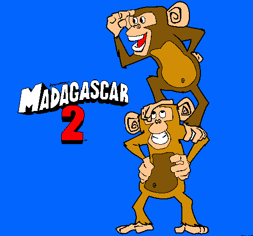 Madagascar 2 Manson y Phil