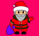 Dibujo Papa Noel 4 pintado por puyi