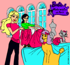 Dibujo Barbie y su amiga mirando ropa pintado por maijanlin