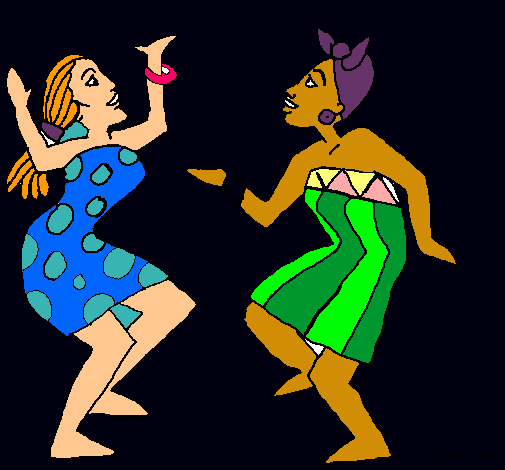 Mujeres bailando