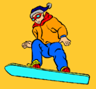 Dibujo Snowboard pintado por iyia20