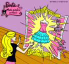 Dibujo El vestido mágico de Barbie pintado por danielad