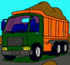 Dibujo Camión de carga pintado por Feliciano